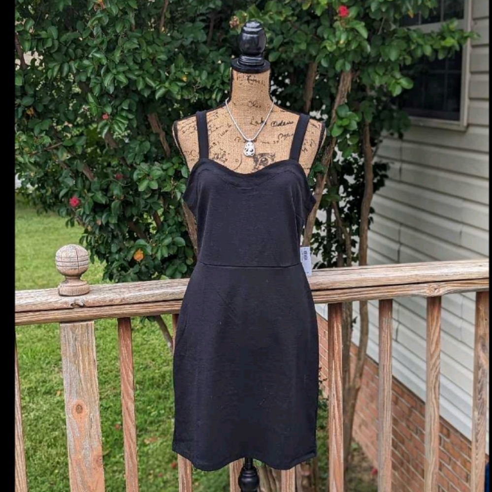 Old Navy Black Sleeveless Tank Dress